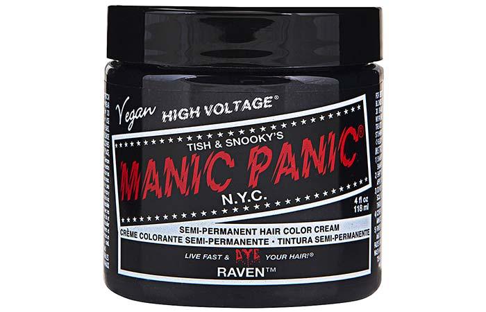 4. Manic Panic High Voltage Classic Cream Formula Hair Color – Raven