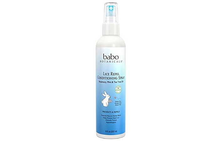 6. Babo Botanicals Lice Repel Conditioning Spray