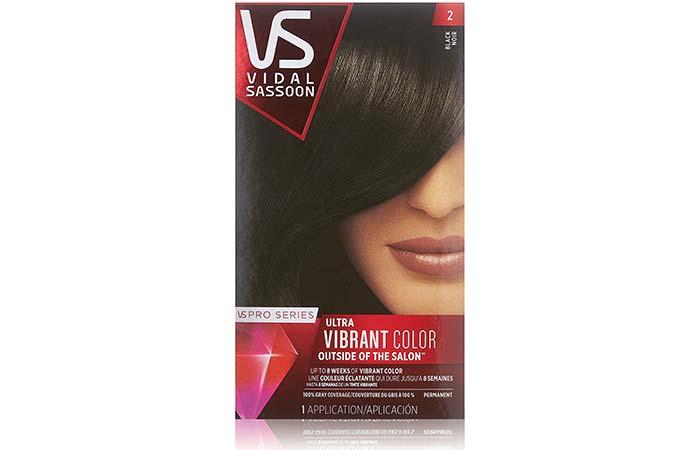8. Vidal Sassoon Pro Series Ultra Vibrant Color – 2 Black