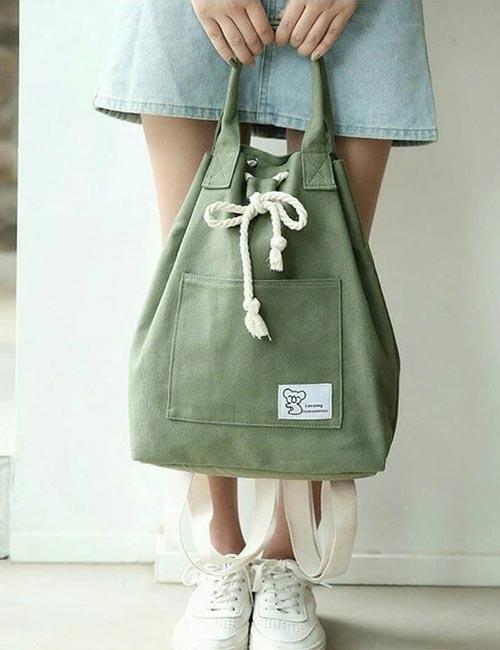 10. Soft Canvas Bag For Hiking