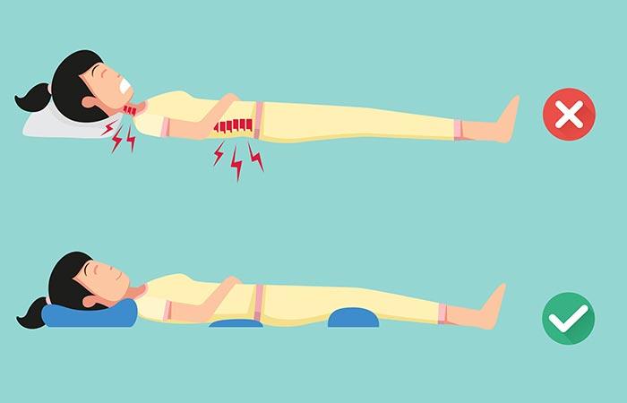 3. Poor Sleeping Posture