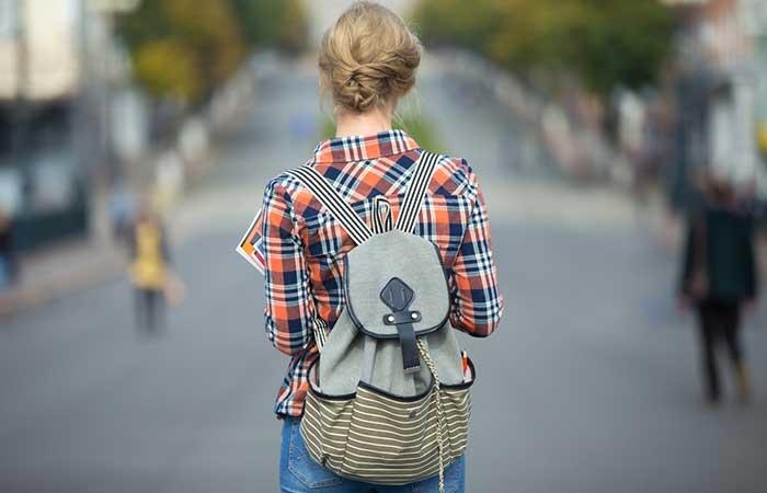 4. A Heavy Backpack Or Purse