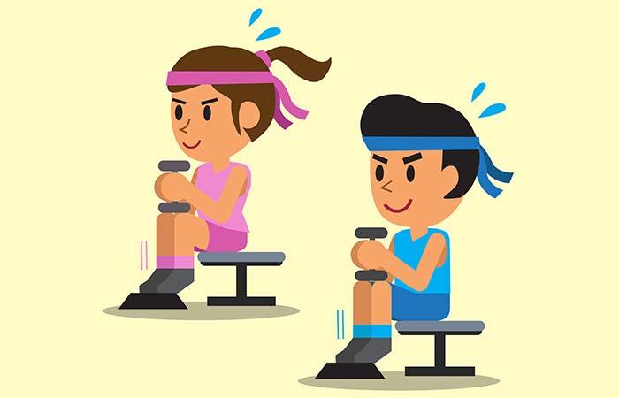 8. Seated Calf Raise