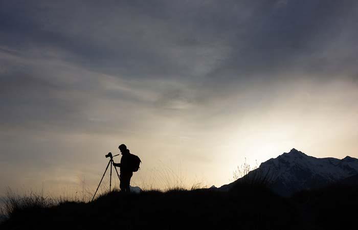 You could also use a tripod.