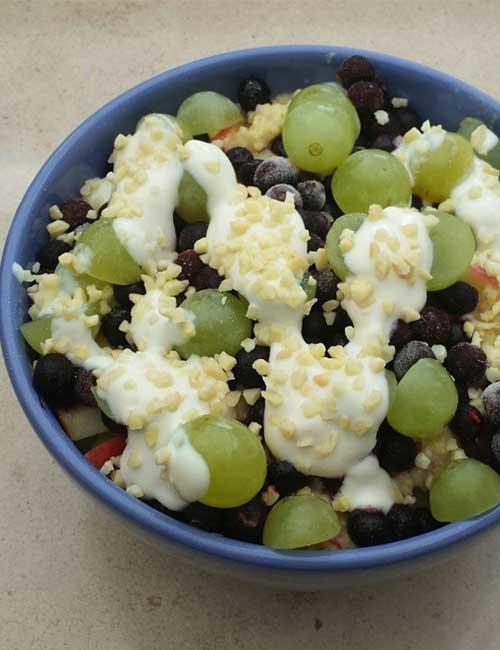 13. Millet Oatmeal With Fruits
