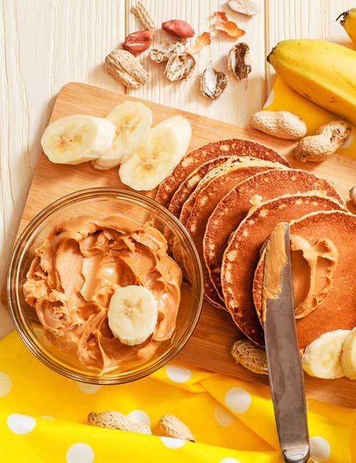 5. Banana And Peanut Butter Pancake