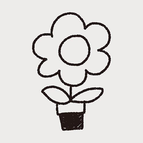 8. Clouds, Sun, And Flowers