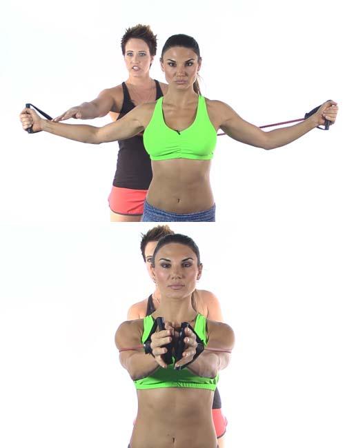 Resistance Band Chest Fly