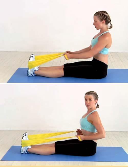 Resistance Band Seated Row