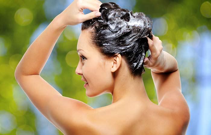1. Shampoo with your head