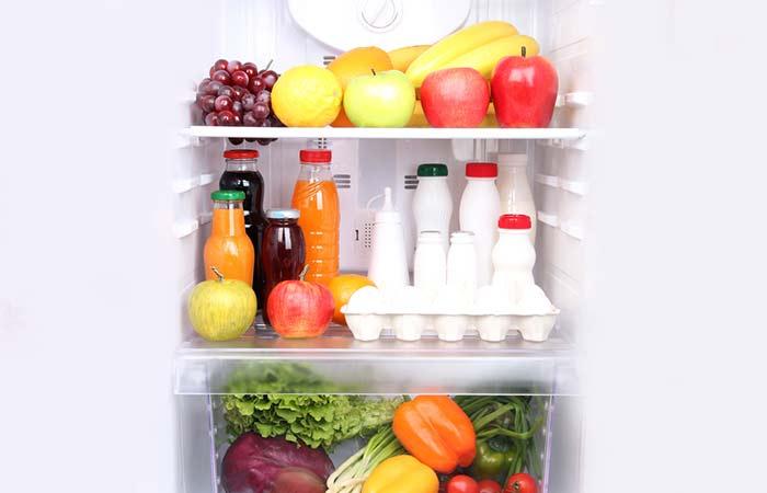 2. Organize the food evenly