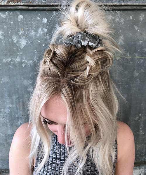 Double Braided Top Knot