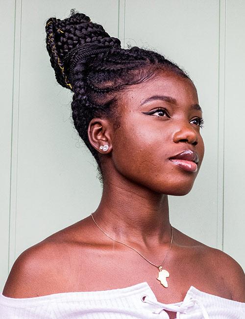 Braided Top Knot