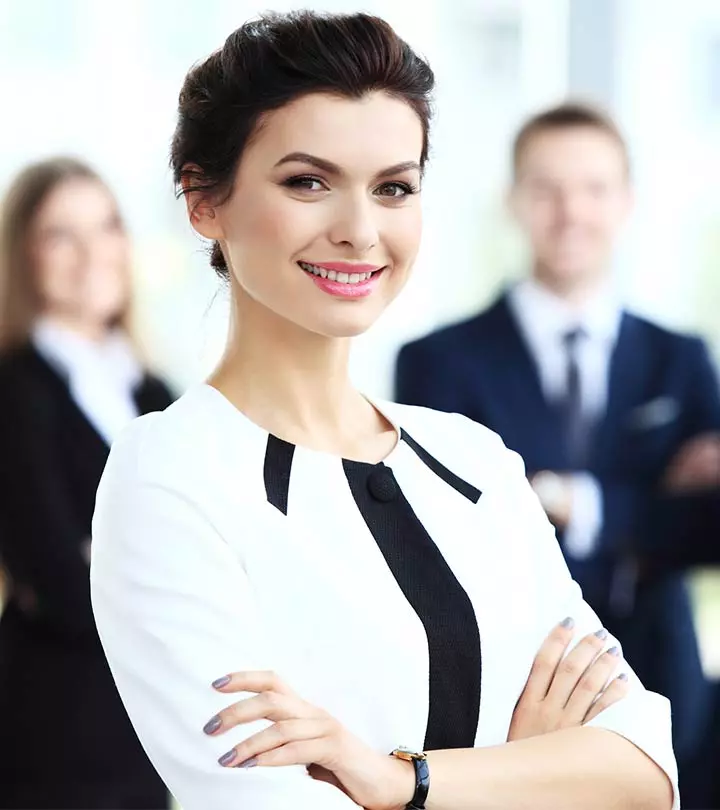 Women with bridal makeup