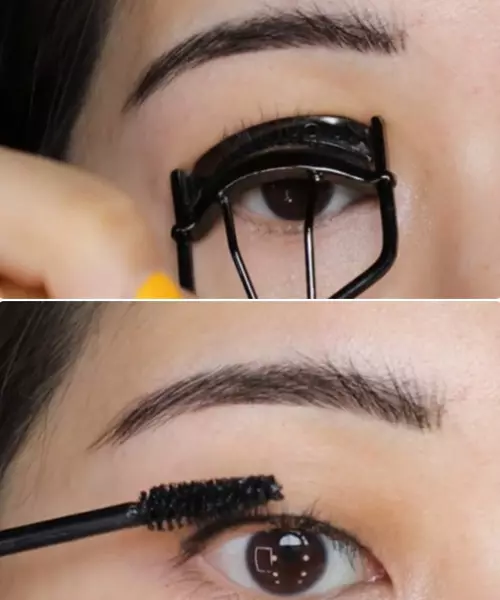 How to apply liquid eyeliner on monolids step 2