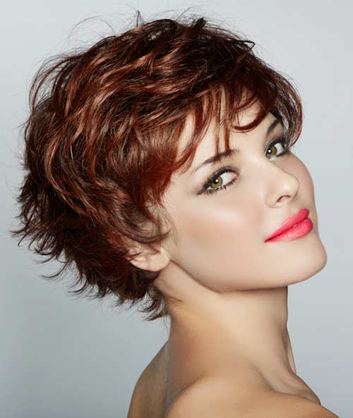 sectioned front fringe hairstyle