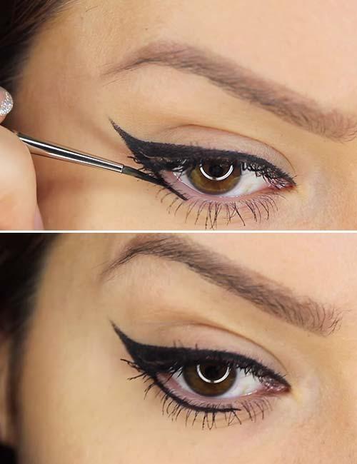 how to apply liquid eyeliner