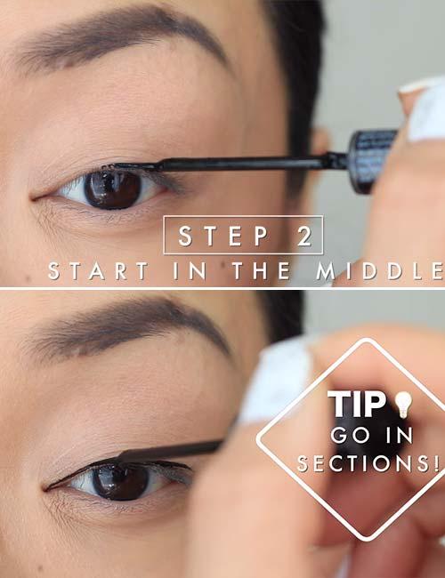 Tips For Applying Liquid Eyeliner 