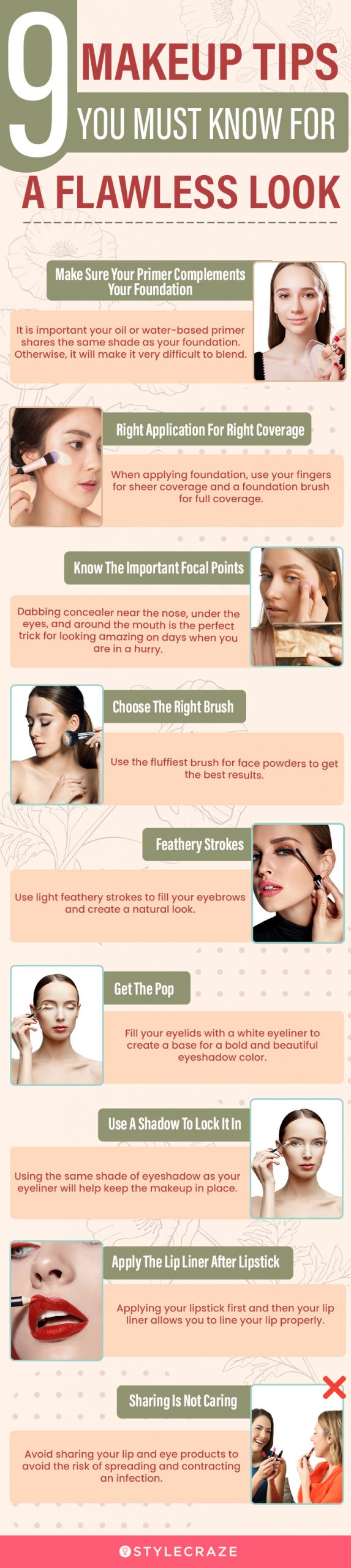 9 makeup tips you must know for a flawless look (infographic)