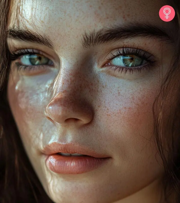 Beautiful women eye