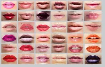 Different lipstick shades from 2000 onwards