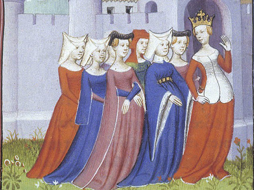 Lipstick use at middle ages
