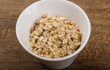 Oatmeal mask to get rid of blemishes