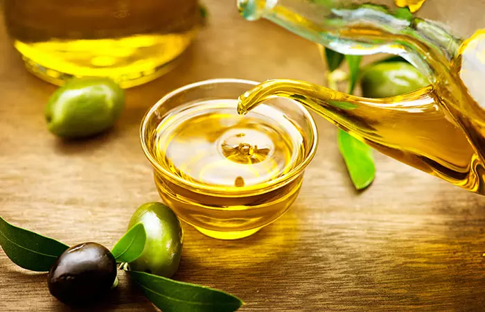 Olive oil to get rid of blemishes