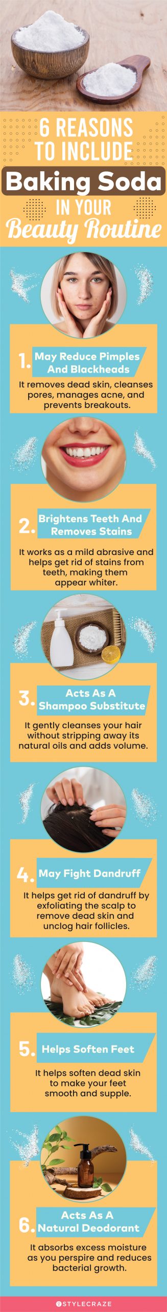 6 reasons to include baking soda in your beauty routine [infographic]