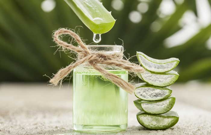 Deep conditioning for hair with aloe vera