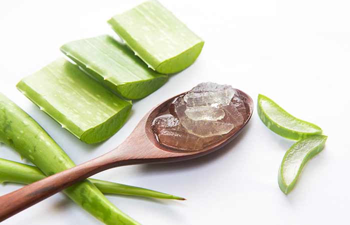 Aloe vera face mask for glowing skin