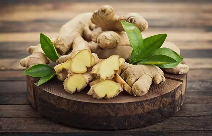 Ginger to get rid of fungal skin infections