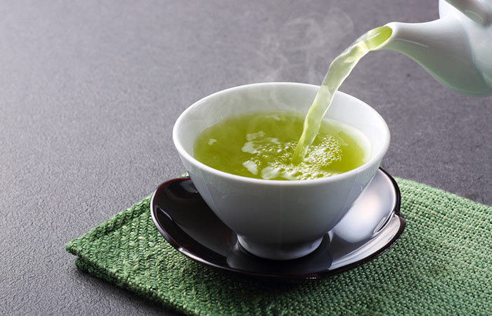 Green tea is a home remedy for skin infection