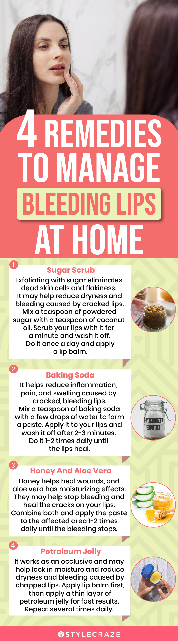 lip bleeding diy and medical treatments (infographic)