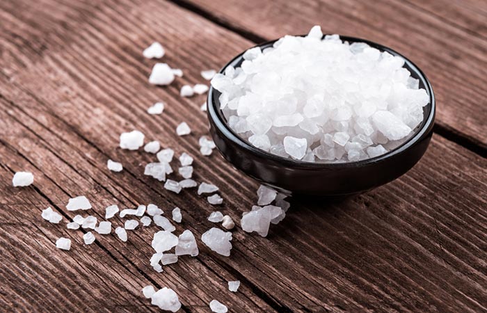 Sea salt is a home remedy for skin infection