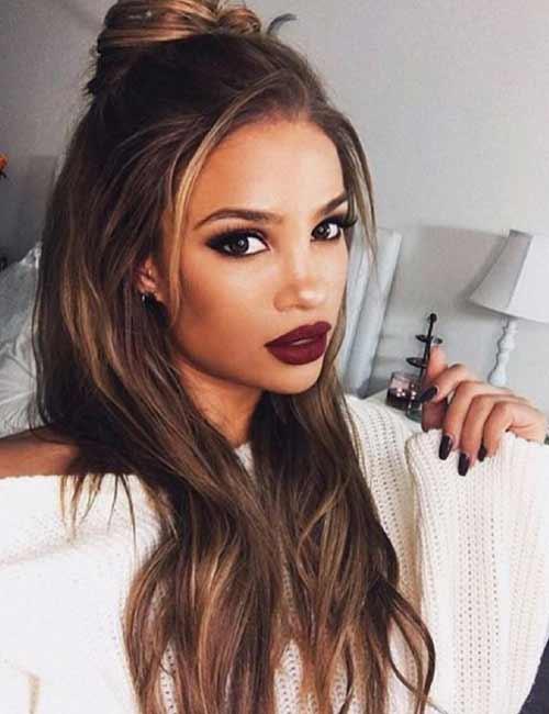 50 Best Long Hair With Bangs Looks For Women 2019