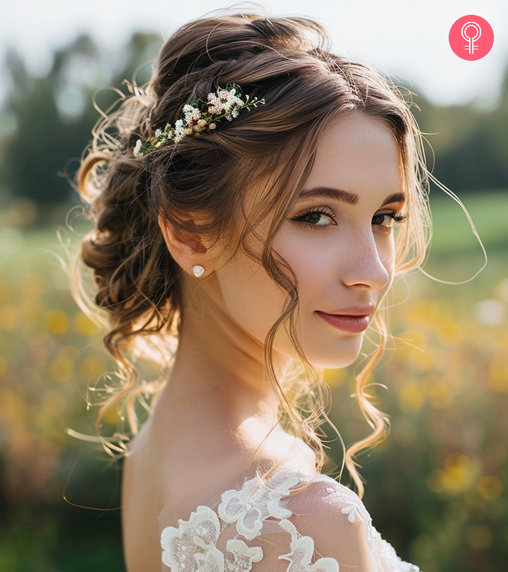 Begin with the right hairstyle to leave no stone unturned for a dreamy wedding look.