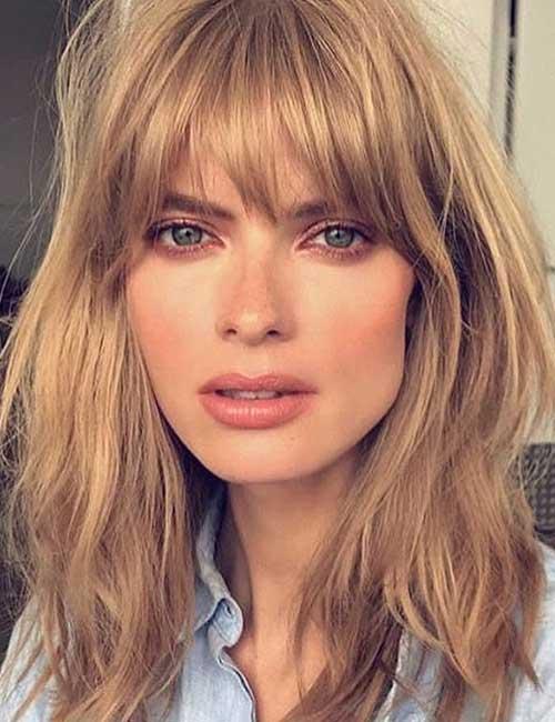 50 Best Long Hair With Bangs Looks For Women 2019