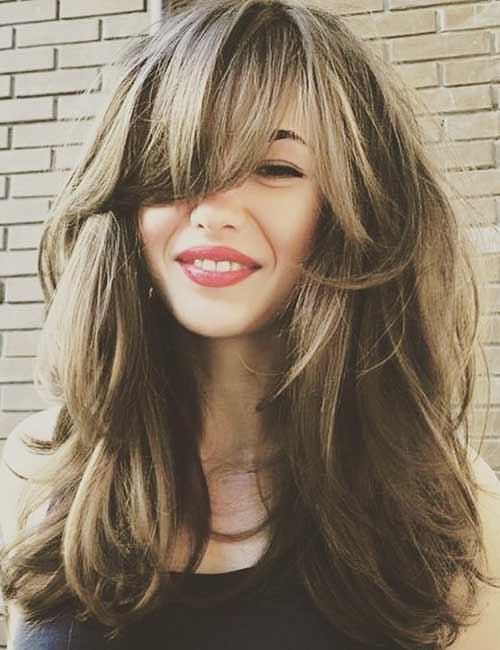 Top 48 image hair cut long bangs - Thptnganamst.edu.vn