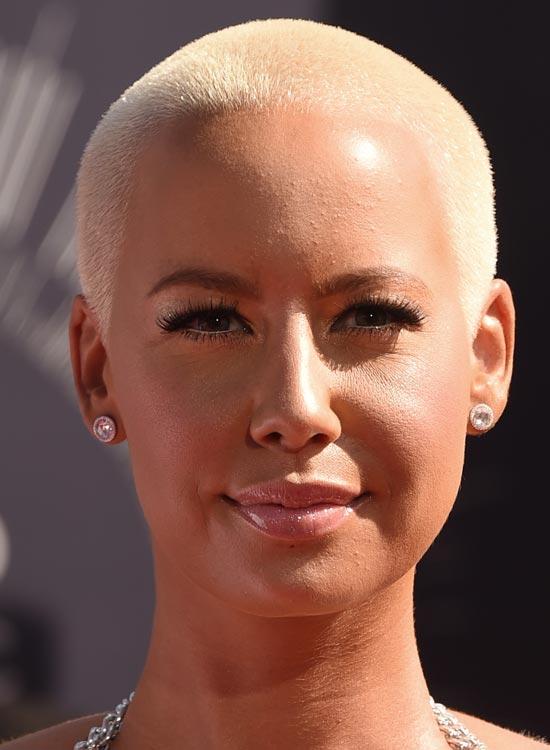 Almost Bald Hairstyle By Amber Rose 