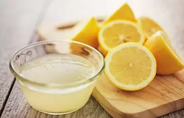 Lemon juice to grow nails faster
