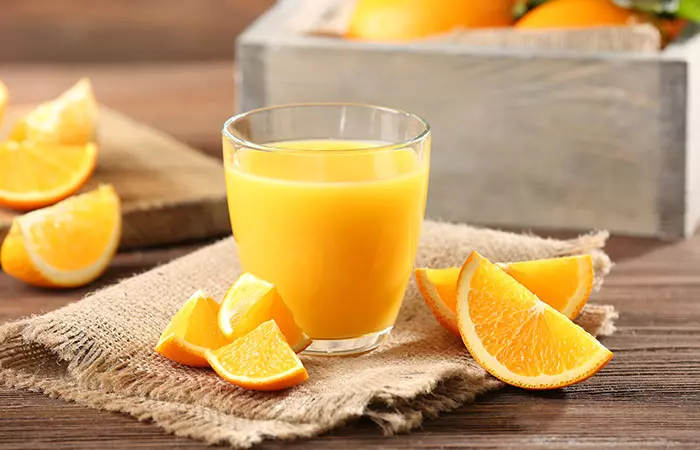 Drink orange juice to grow nails faster