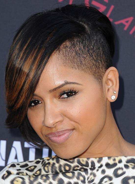 Black Hairstyles Short On One Side