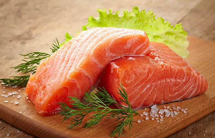 Salmon to grow nails faster