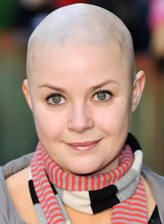 Gail Porter's ultimate bold bald and beautiful hairstyle