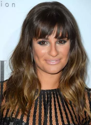 Volumized ombre waves with front fringe hairstyle for wedding season