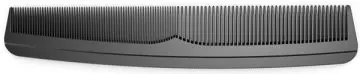 Fine and wide tooth hair styling comb