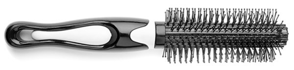 Hair styling comb with metal pins