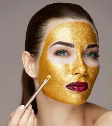 Give Yourself A Gold Facial At Home