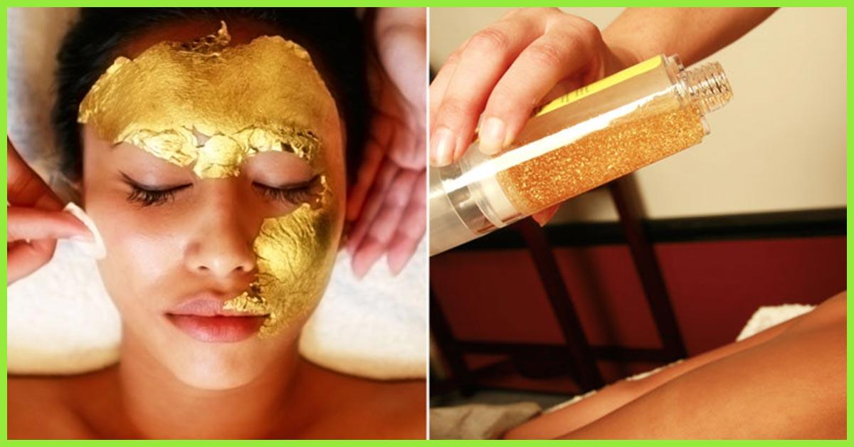 gold facial for bridal